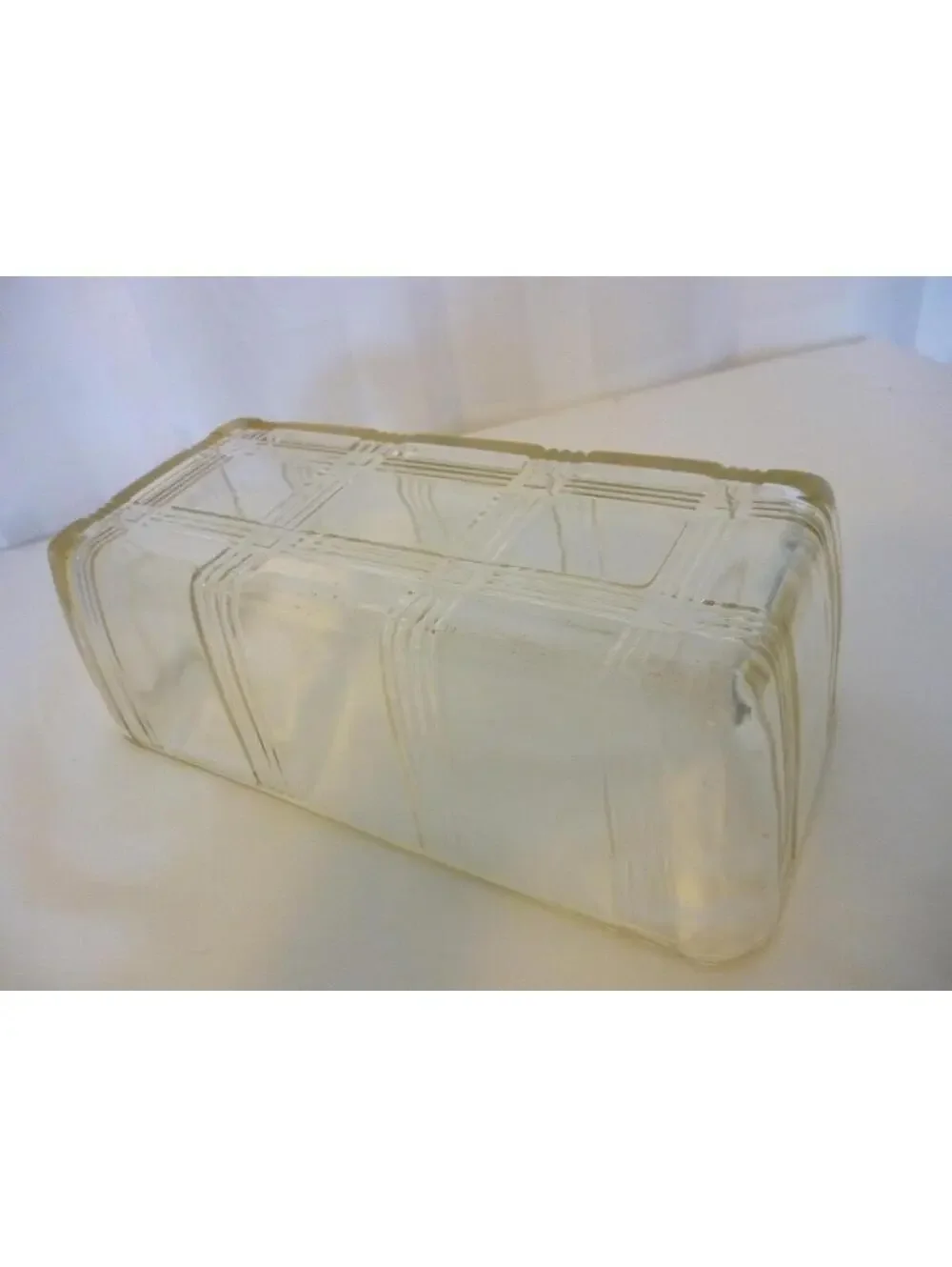 Vintage Hazel Atlas Criss Cross Loaf Pan or Refrigerator Dish